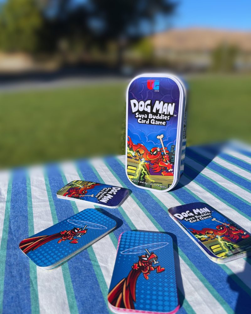 Dog Man Supa Buddies Card Game Tin