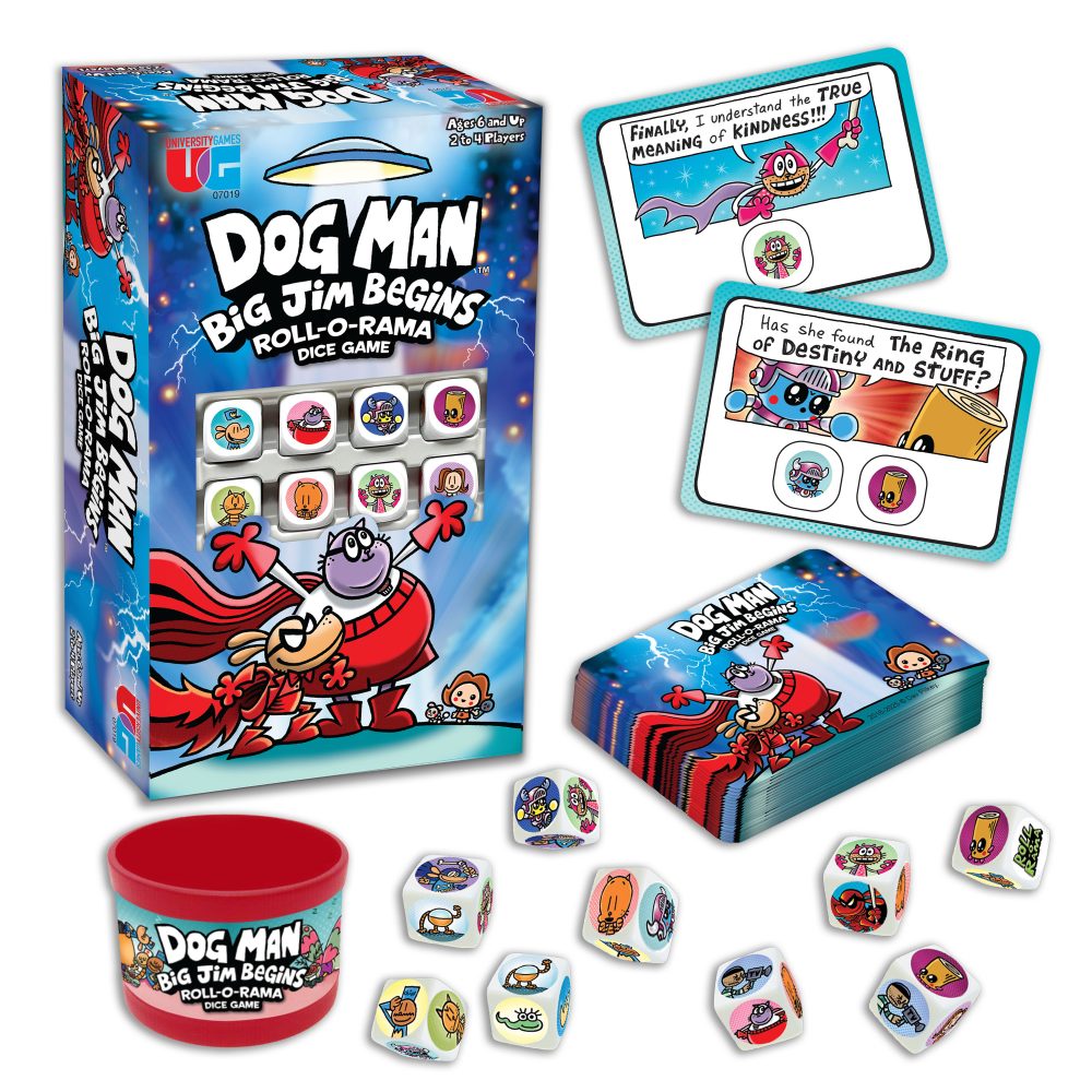 Dog Man Big Jim Begins Roll-O-Rama Dice Game