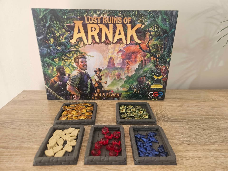 Lost Ruins of Arnak Thematic Board Token Tray Set