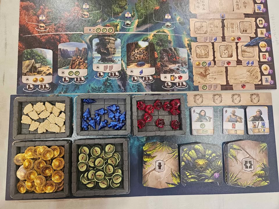 Lost Ruins of Arnak Thematic Board Token Tray Set