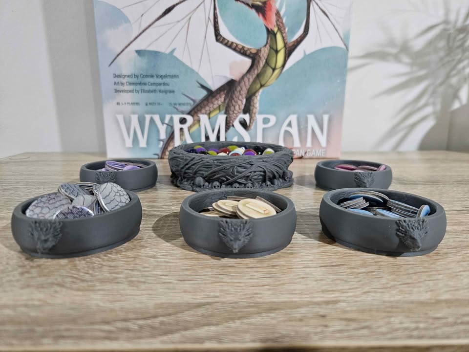 Wyrmspan Compatible Dragon Nest Organiser Set