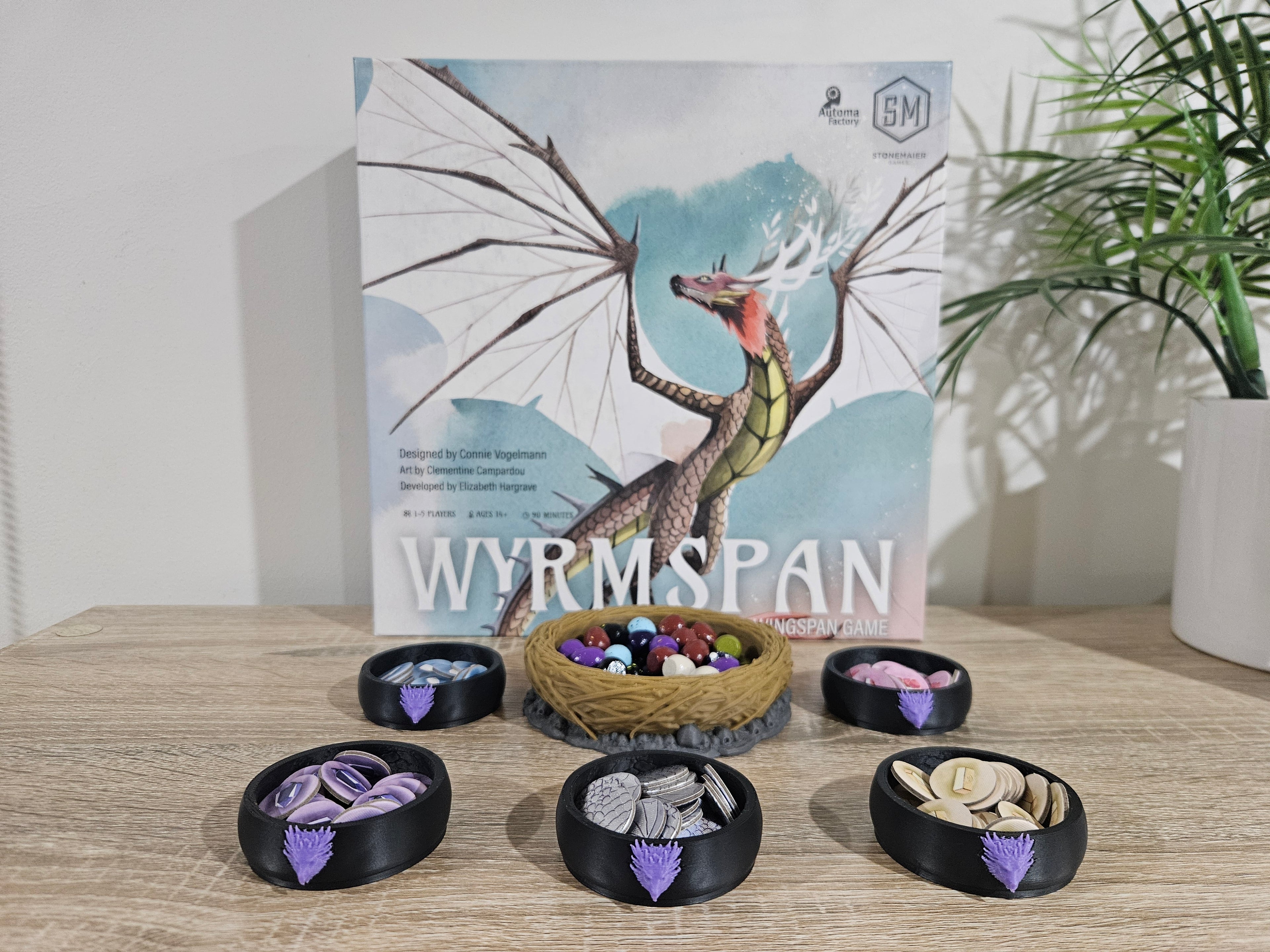 Wyrmspan Compatible PREMIUM THEMED Dragon Organiser Set