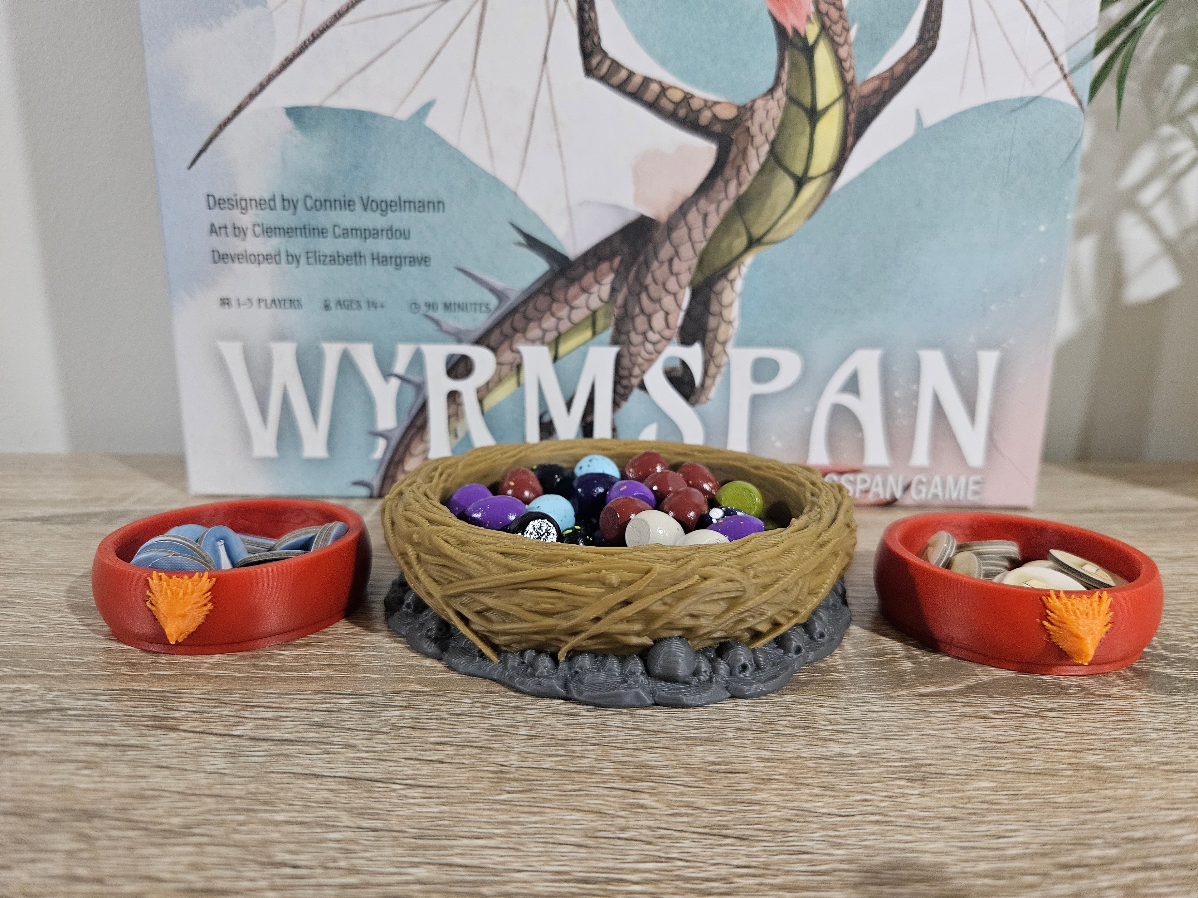 Wyrmspan Compatible PREMIUM THEMED Dragon Organiser Set
