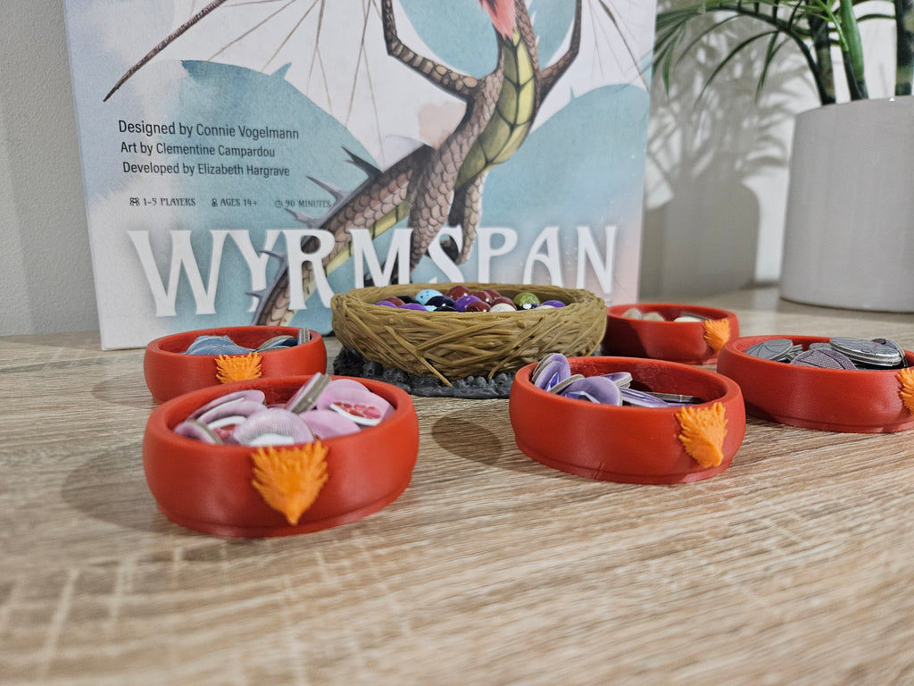 Wyrmspan Compatible PREMIUM THEMED Dragon Organiser Set