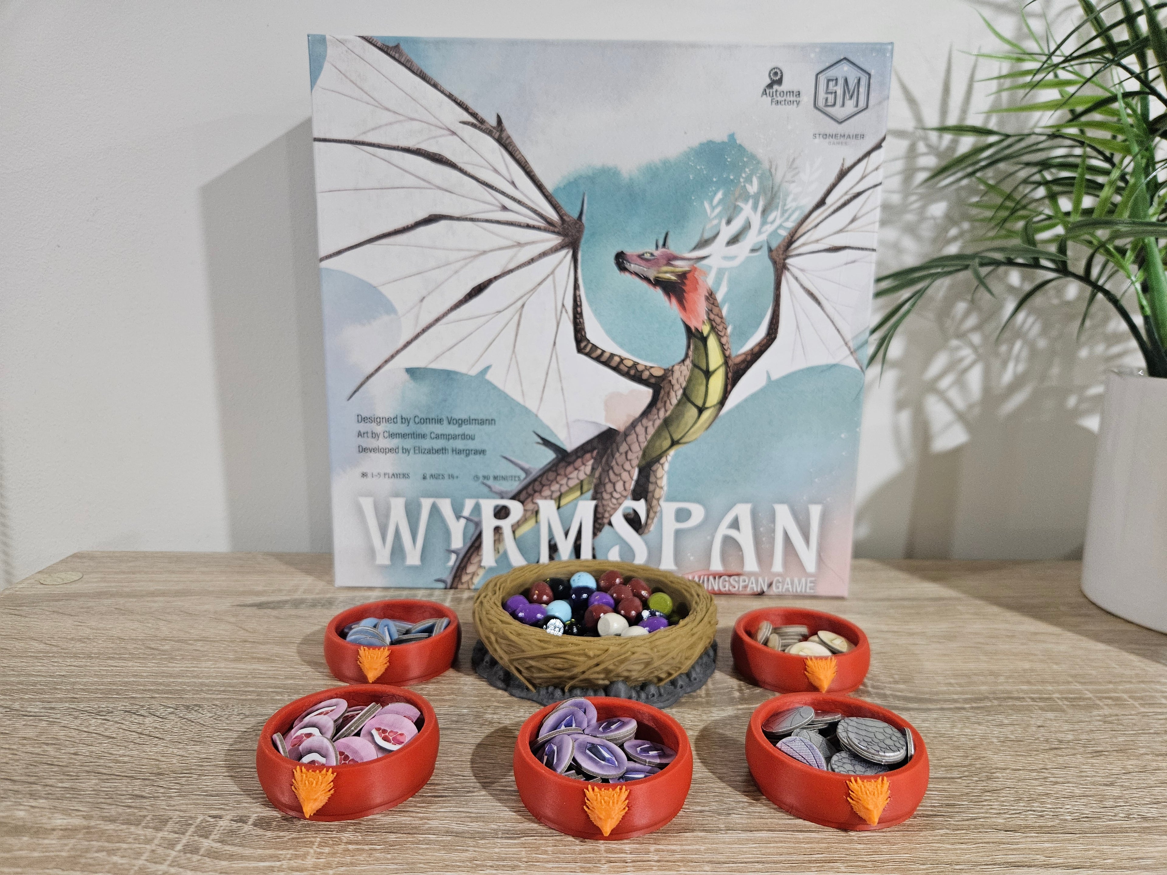 Wyrmspan Compatible PREMIUM THEMED Dragon Organiser Set